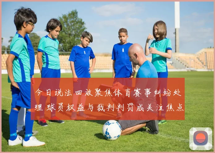 今日说法回放聚焦体育赛事纠纷处理 球员权益与裁判判罚成关注焦点