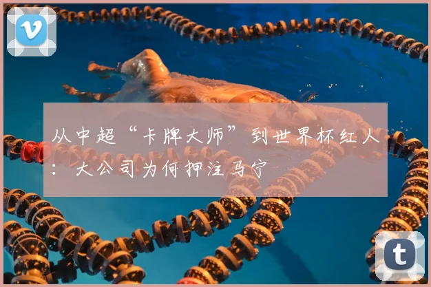 从中超“卡牌大师”到世界杯红人：大公司为何押注马宁
